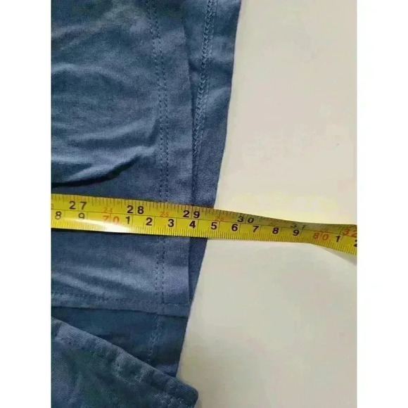 J. Jill Relaxed Button Knit Tunic Blue FALL SIZE L comfy - Picture 5 of 5